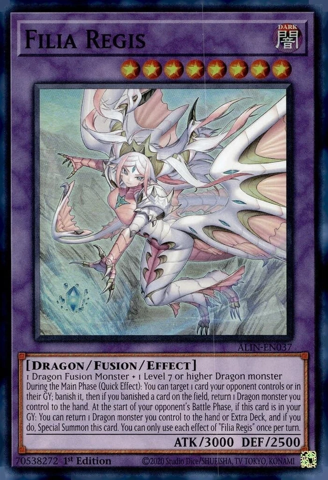 Yugioh! - Filia Regis - ALIN-EN037 - Super Rare - 1st Edition - NM/M - Image 1 of 1