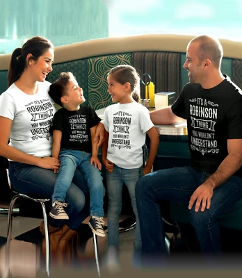 It's a SURNAME Thing You Wouldn't Understand - Personalised Family T shirt - Image 1 of 4