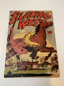 Cómic Blazing West #8 1949 - Muy RARO - Salvaje Oeste - Western DE COLECCIÓN - Imagen 1 de 12
