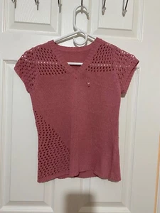 Three gently used clothes for 8-10yr old girls (red, pink. beige) - Picture 1 of 3