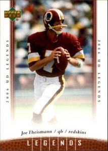 2006 Upper Deck Legends #25 Joe Theismann - NM-MT