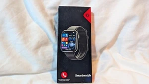SMART WATCH G28 1.85 INCH DISPLAY WATERPROOF FITNESS HEART RATE IPHONE/ANDROID - Zdjęcie 1 z 3