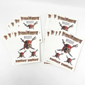 20 - Pirates of the Caribbean The Curse of the Black Pearl Temp Tattoo Promo NEW - Picture 1 of 6
