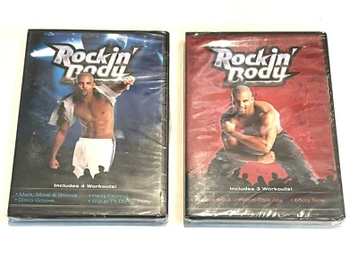 NEW Sealed BeachBody DVD Set of 2 Rockin’ Body Home Exercise Workout Strength - Image 1 of 4