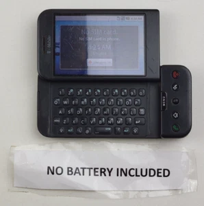 HTC Dream Google G1 (DREA100) 256MB - Black (T-Mobile) - SMALL ISSUE - J6346 - Picture 1 of 11