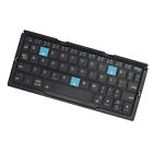 (Black Grey) Folding Keyboard Foldable Wireless Keyboard With