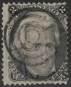 Sn:US #73 1863 2 cent US STAMP 1861-1866 National Bank Note Co. Andrew Jackson - Picture 1 of 2