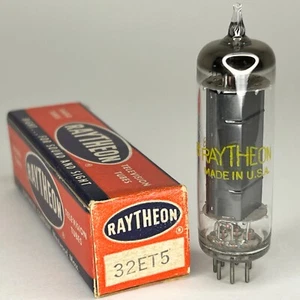 (1) Tested Raytheon 32ET5 Tube with Box Date Code G08 Raytheon Beam Power Tube - Picture 1 of 3