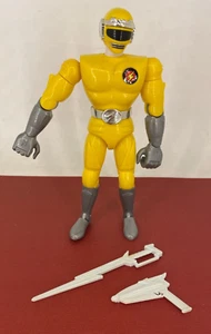 Vintage Trendmasters 1993 ☆ Masterbotix : Power Bots ☆ Yellow 18cm Action Figure - Picture 1 of 6