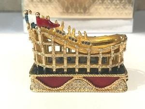 ESTEE LAUDER 2003 ROLLICKING ROLLER COASTER SPARKLY SOLID PERFUME COMPACT MIB   - Picture 1 of 12