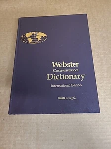 Webster Comprehensive Dictionary International Edition Volume 2 - 1992 - Foto 1 di 2