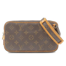 Auth Louis Vuitton Monogram Pochette Marly Bandouliere M51828 Used