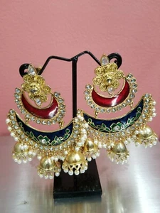 "NEW" Beautiful Bollywood Costume Jewelry - Earrings - Picture 1 of 36