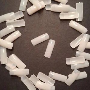 500 Nagel Tips naturweiß, hell - klassische quadratische Form - super Qualität - Bild 1 von 4