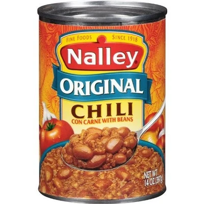 Nalley Original Chili Con Carne con Frijoles, Latas de 14 Onzas (Pack de 6) Foto 1 de 2