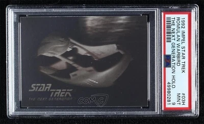 1992 Impel Star Trek The Next Generation Holograms Romulan Warbird PSA 9 0a2 - Image 1 of 3