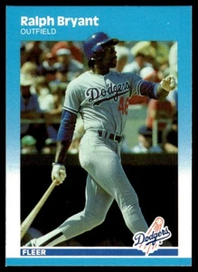 1987 Fleer Update Ralph Bryant Los Angeles Dodgers #U-13 - Picture 1 of 2