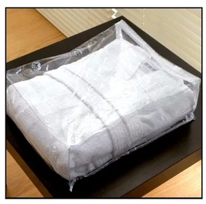 1 Pc Clear Zippered Storage Bags,40 x 37 x 10 cm Clothes Blankets Etc - Picture 1 of 2