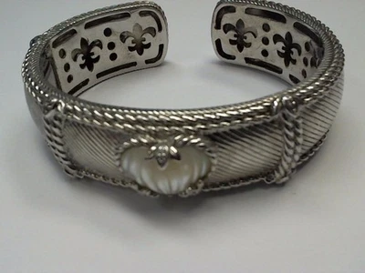 Judith Ripka Synthetic MoP Silver-Stone Bracelet 925 Silver 51.9dwt (B07004894) - Image 1 of 2