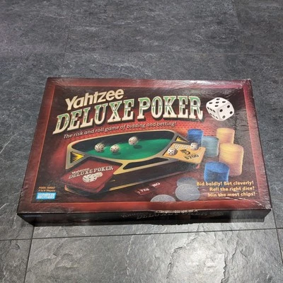 Yahtzee Deluxe Poker Game Parker Brothers Hasbro 2005 - 100% Complete - Image 1 of 4