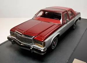 Matrix 1:43 1986 Ford Crown Victoria LX Midnight Canyon Red/Silver GORGEOUS!! - Picture 1 of 6
