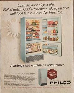1964 Philco Refrigerator Vintage Ad 14 x 10 summer after summer - Picture 1 of 1
