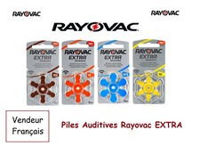 Piles boutons auditive Rayovac 1,45V 10/13/312/675 sans mercure, Qualité Pro