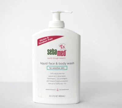 Jabón facial y corporal líquido Sebamed para piel sensible hipoalergénico 13,5 fl oz Foto 1 de 4