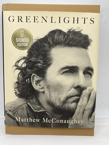 722 Greenlights by Matthew McConaughey - SIGNED Hardcover Edition - Picture 1 of 10