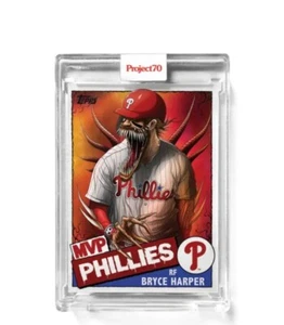 2022 Topps Baseball Project 70 Bryce Harper by Alex Pardee - Picture 1 of 2
