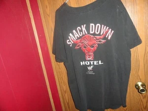 maglia baseball the rock dwayne johnson smackdown hotel button bown wwf wwe xl - Foto 1 di 3
