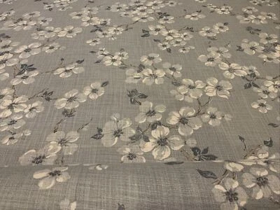 Laura Ashley Fabric Material Iona Slate Grey SOLD PER METRE😊 - Image 1 of 4