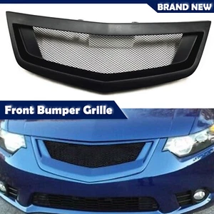 For Acura TSX Honda Accord Euro R 2011-2014 Front Bumper Grille Grill Black - Picture 1 of 9