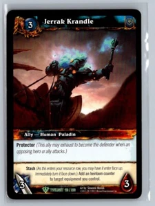 2011 World of Warcraft TCG: Twilight the Dragons Jerrak Krandle #113 - Picture 1 of 2