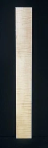 Curly Flame Maple Guitar Fretboard Blank, Finger Board, Luthier Tonewood, 193 - Bild 1 von 4