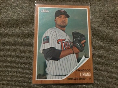 2011 Topps Heritage Chrome #C172 Francisco Liriano/1962 Minnesota Twins - Image 1 of 2