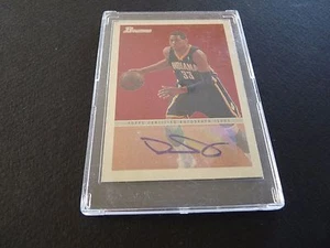 Tarjeta de inserto de baloncesto Bowman 2009 autografiada firmada por Danny Granger 48A-DG - Imagen 1 de 2