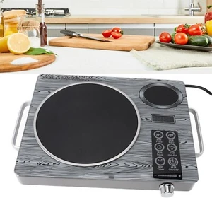 Infrared Hot Plate 3500W Portable Electric Cooktop Single Burner AU Plug Timer - Picture 1 of 9