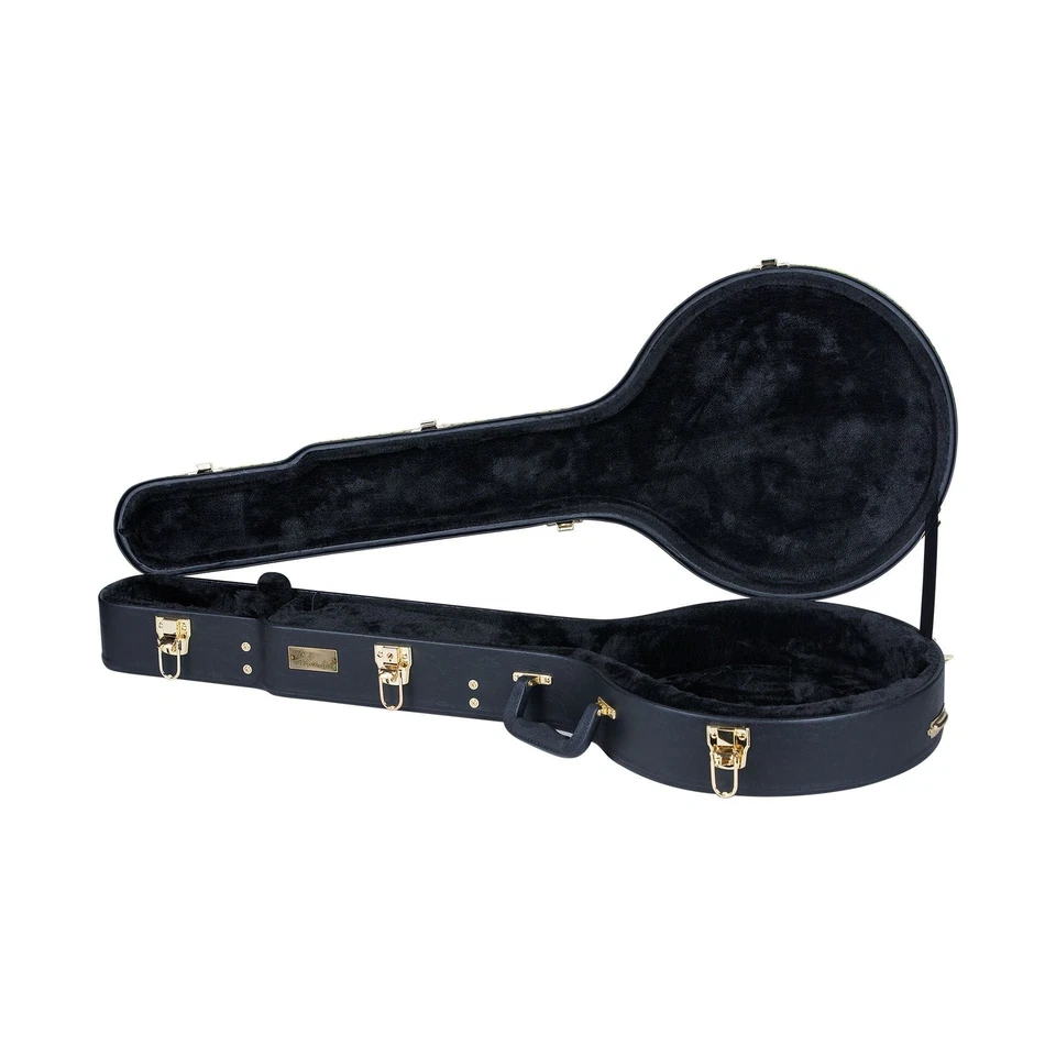 Golden Gate C-1536 Premier Hardshell 4 or 5-String 12 Inch Openback Banjo Case - Image 1 of 2