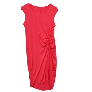 Damas Ex M&S Cuello Redondo Pura Viscosa Elástico Sin Mangas Vestido Prendas para el torso 307 - Imagen 1 de 5
