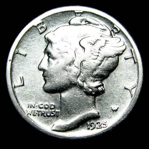 1925-S Mercury Dime Silver --- Nice Coin --- #ZZ283 Cover