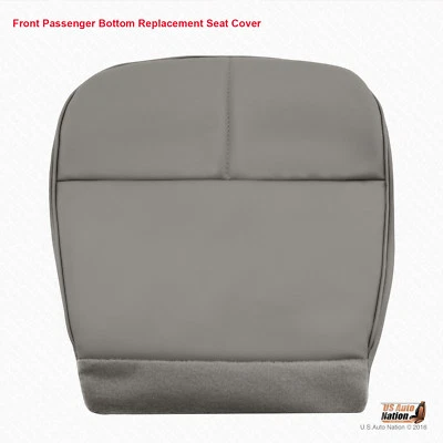 1995 Ford E150 E250 E350 E450 E550 Van PASSENGER Bottom ALL Vinyl Seat CoverGRAY - Image 1 of 4