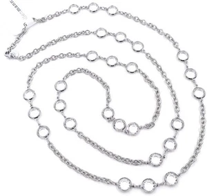ELLEN MANN Ellen Mann Crystal Long Link Necklace - Picture 1 of 1