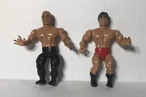 1985 Remco Clawmaster Baron Von Raschke & Rick Martel Wrestling Action Figures - Picture 1 of 6