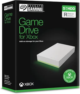 Game Drive for Xbox, 5TB, Unità Disco Portatile Esterna, USB 3.2 Gen 1, Bianco, - Foto 1 di 11