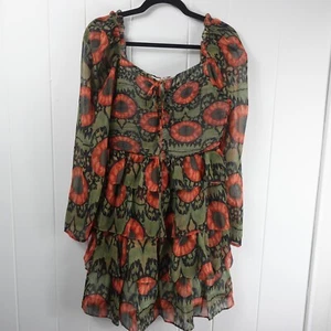 Beulah Style Womens Floral Tiered Dress Medium - Picture 1 of 11