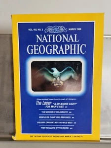 VINTAGE NATIONAL GEOGRAPHIC Magazine March 1984 Holographic Cover Collectible🔥 - Picture 1 of 6