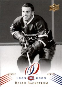 2008-09 Upper Deck Montreal Canadiens Centennial Hockey #70 Ralph Backstrom