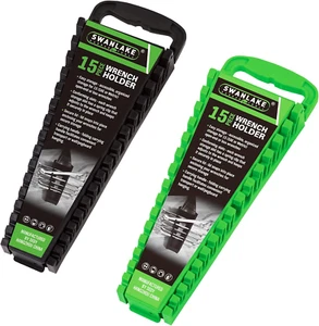 SWANLAKE Wrench Organizer Set, 30-Piece Wrench Holder with Metric & SAE Wrenches - Picture 1 of 12