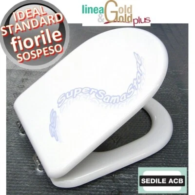 Sedile per wc FIORILE sospeso Ideal Standard  - marca ACB linea GOLD - Immagine 1 di 4
